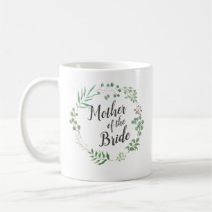 Leaf Wreath Botanische Vegetation Mutter der Bra Kaffeetasse