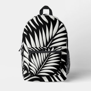 Leaf Zebra Stripes Stil Bedruckter Rucksack