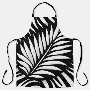 Leaf Zebra Stripes Stil Schürze