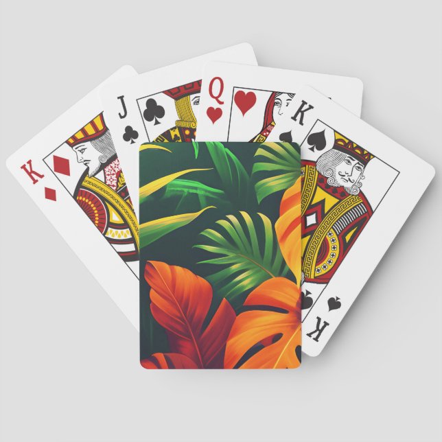 LEAFENBLÄTTER NATURE GARDEN SPIELKARTEN (Rückseite)