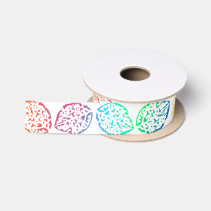 Leafes Rainbow Satinband