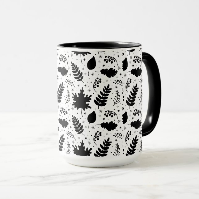 Leafs-Illustrationskunstwerk Tasse (VorderseiteRechts)