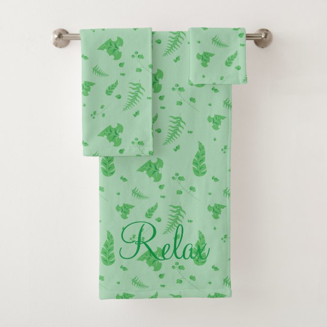 Leafy Badhandtuch Set (Insitu)