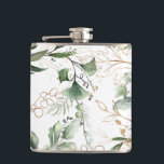 Leafy Botanical Eukalyptus Elegante Grünanlage Zwe Flachmann<br><div class="desc">Der leafy Botanische Eukalyptus Elegante Grünflächen Branch Trauzeugen Flask. Das wird Teil der Suite sein. #pampasgrass #junglewedding #jungleinvitation #coralwedding #weddingmenu #wortwedding #lasvegaswedding #terracottawedding #peachwedding #pampasweddingmenu #pampas #terracotta #coral #peach #naturalwedding #driedgrass #driedpampas #wabisabiwedding #Heirat</div>