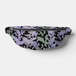 Leafy Creeping Vine Drawing Pattern With Pastels Bauchtasche