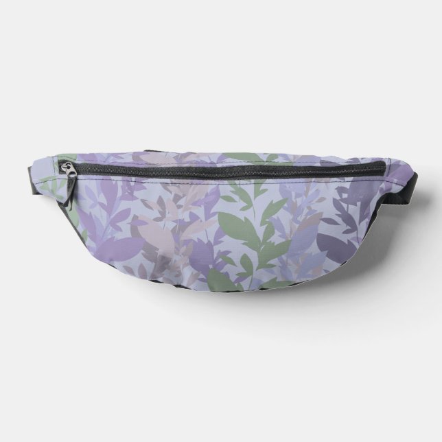 Leafy Creeping Vine Drawing Pattern With Pastels Bauchtasche (Ablage )