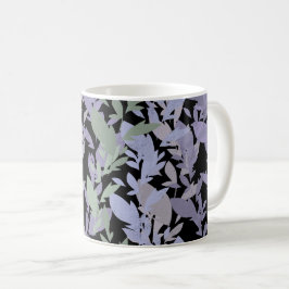 Leafy Creeping Vine Drawing Pattern With Pastels Kaffeetasse