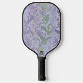 Leafy Creeping Vine Drawing Pattern With Pastels Pickleball Schläger