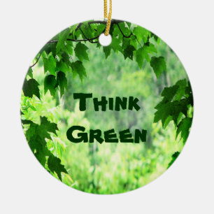 Leafy Denke ökologisch Keramikornament