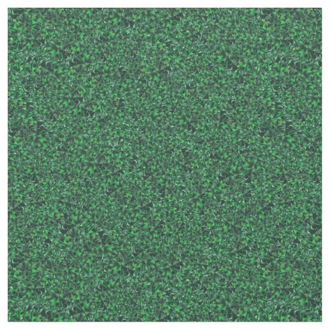 Leafy Elegance Botanisches Muster Stoff (Nahaufnahme)