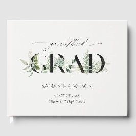 Leafy Fern Succulent Green Fauna Foto Abschluss Gästebuch