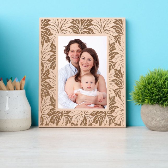 Leafy Foliage Muster Geätzte Rahmen (Von Creator hochgeladen)