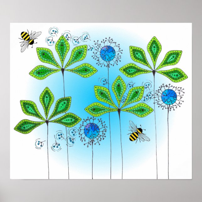 Leafy Green_Bumble Bee Poster (Vorne)