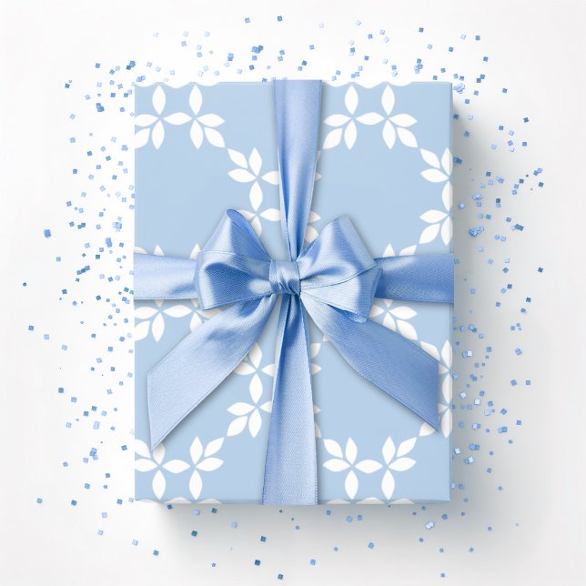 Leafy Lattice in Slate Geschenkpapier (Von Creator hochgeladen)