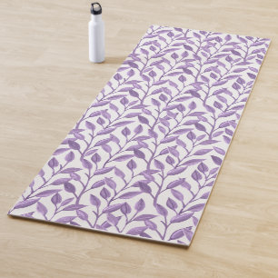 Leafy Lavender Vines Ruhige Yoga Mat Yogamatte
