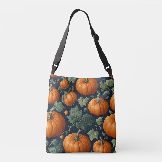 Leafy Pumpkin Patch Tasche (Rückseite)