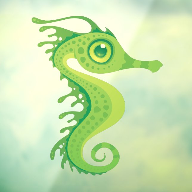 Leafy Sea Dragon Seepferd Fensteraufkleber (Blatt 3)