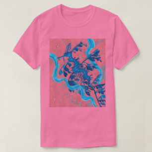Leafy Sea Dragon Seepferd Unterwassermalerei T-Shirt