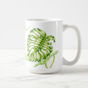 Leafy Skulpturen auf einer klassischen Tasse