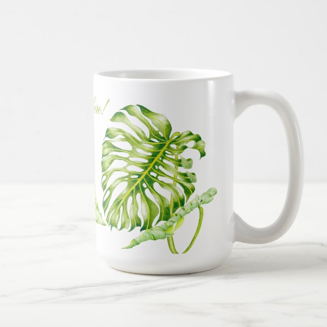 Leafy Skulpturen auf einer klassischen Tasse (Rechts)