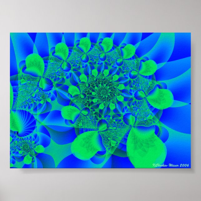 Leafy Spiral Poster (Vorne)