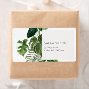 Leafy Tropical Palm Foliage Adresse