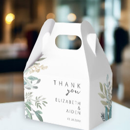 Leafy Wedding Geschenkschachtel