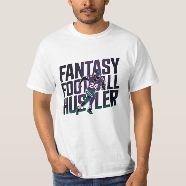 League Champion Designs for Fantasy Football Enthu T-Shirt (Vorderseite)