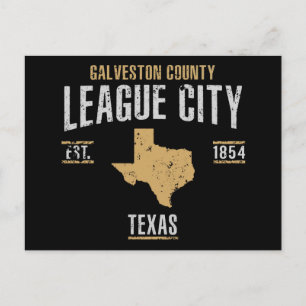 League City Postkarte