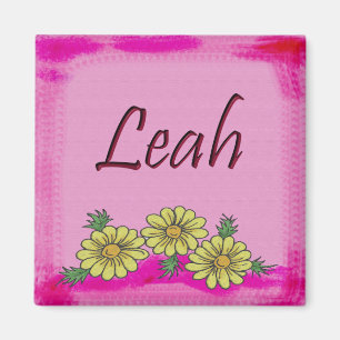 Leah-Gänseblümchen-Magnet Magnet
