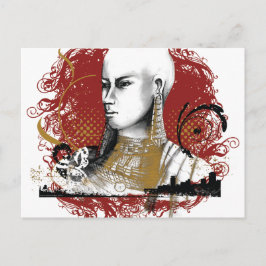 Leah Maasai Woman Postkarte