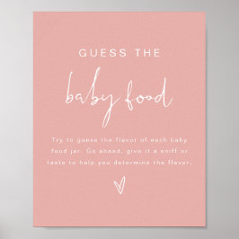 LEAH Pastel rät das Baby Food Baby Shooting Game Poster