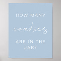 LEAH Pastel Wie viele Candies Baby Duschspielautom