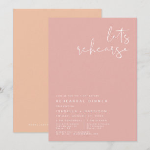 LEAH Vibranly Bright Pastel Spring Probe Dinner Einladung