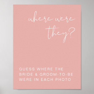 LEAH Vibranly Pastel Pink wo sie unterschrieben ha Poster