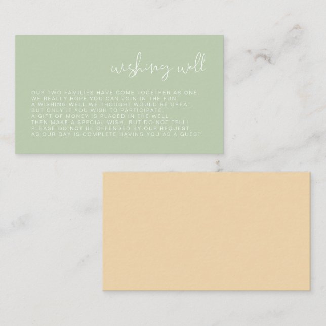 LEAH Vibrannte Pastel wünscht eine gut verpackte K Begleitkarte (Vorne/Hinten)