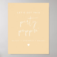 LEAH Vibrannte Pastel Yellow Popcorn Bar Wedding