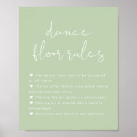 LEAH Vibrant Pastel Wedding Dance Floor Regeln Unt