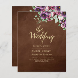 LeahG Brown Berry Plum Lila Wedding Herbst