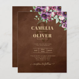 LeahG Brown Berry Plum Lila Wedding Herbst