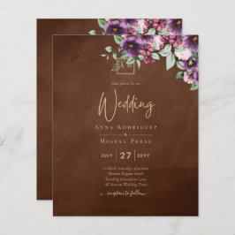 LeahG Brown Berry Plum Lila Wedding Herbst