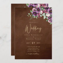 LeahG Brown Berry Plum Lila Wedding Herbst