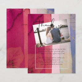 LeahG BUDGET Hochzeit Berry Red Lila Watercolor