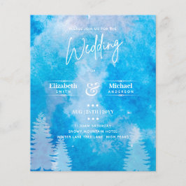 LeahG BUDGET Mountain Blue Wedding