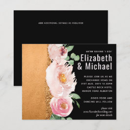 LeahG Budget Rose Glamour Girly Wedding