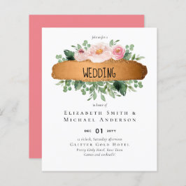 LeahG Budget Rose Gold Glam Wedding