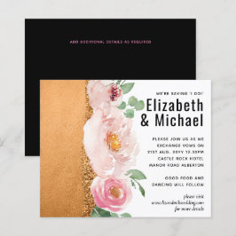 LeahG Budget Rose Gold Glam Wedding