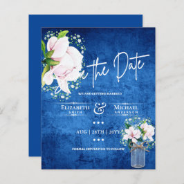LeahG BUDGET Save the Date Rosa Magnolias
