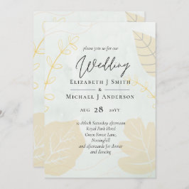 LeahG Budget Wedding Gold Gray Herbstlaube