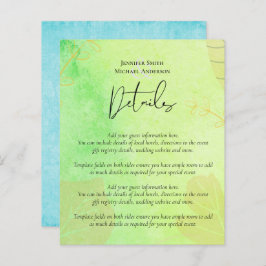 LeahG Budget Wedding Watercolor Aquamarin Green Bl